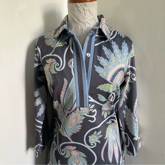 NWOT Gretchen Scott Designs Jersey Everywhere Dress in Plume sz S - Picture 4 of 11